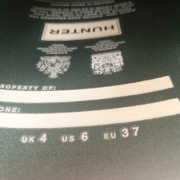 Original tall hunter green gloss rain boots - Picture 6 of 8